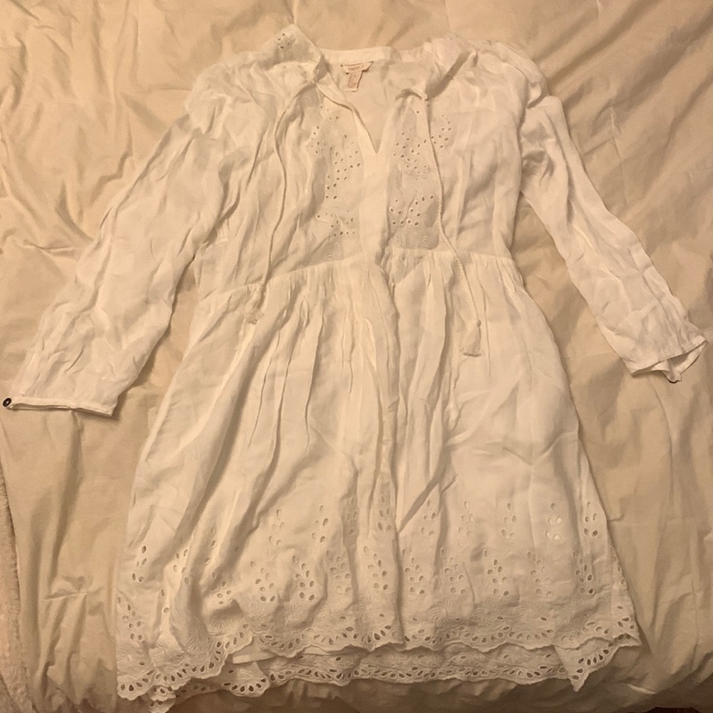 white lace dress, large forever 21